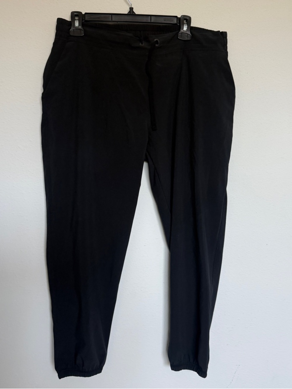 Men's Black Drawstring Joggers